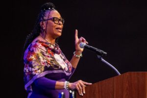 Pastor Portia Cavitt speaks at MLK event 2024